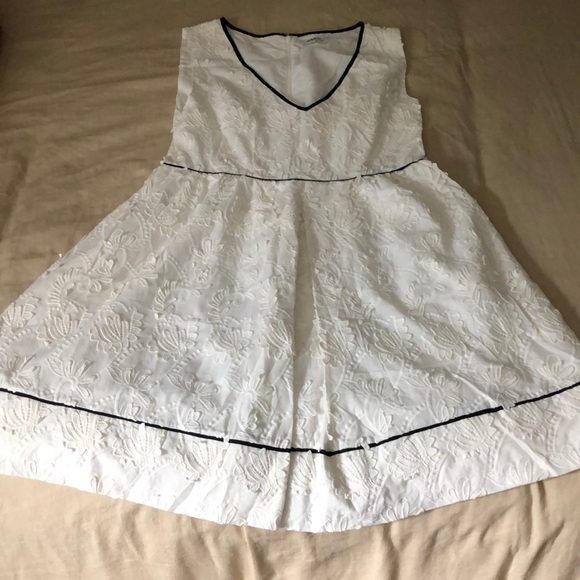 Anthropologie Dresses & Skirts - Detailed white dress